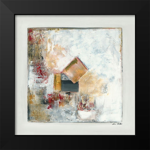 Stabilitat Black Modern Wood Framed Art Print by Arns-Muller, Monika