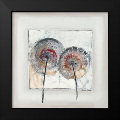 Pusteblumen Black Modern Wood Framed Art Print by Arns-Muller, Monika