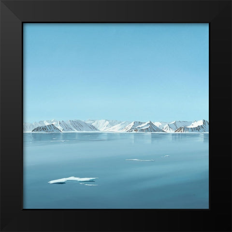 Arctic silence Black Modern Wood Framed Art Print by Reader, Dawn