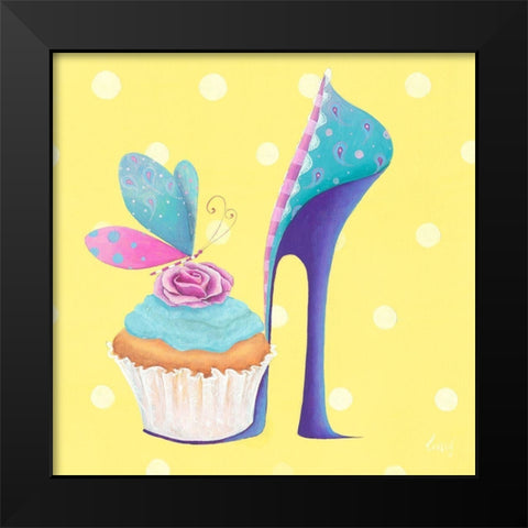 Fairyshoes I Black Modern Wood Framed Art Print by McFaul, Lorrie