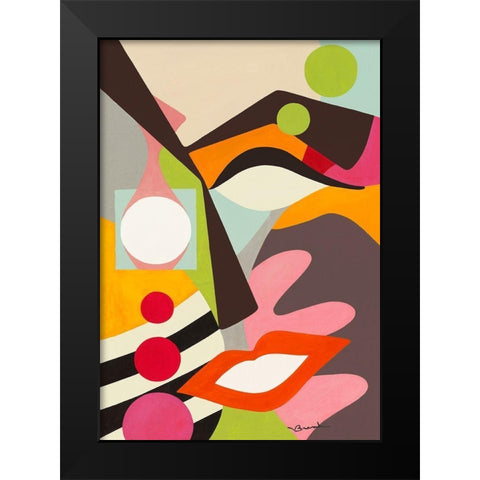 La lumiere Black Modern Wood Framed Art Print by Brand, Valerie