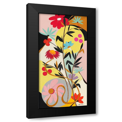 Harmonie Black Modern Wood Framed Art Print by Brand, Valerie