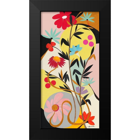 Harmonie Black Modern Wood Framed Art Print by Brand, Valerie