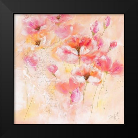 Le jardin d Amelie I Black Modern Wood Framed Art Print by Zacher-Finet, Isabelle