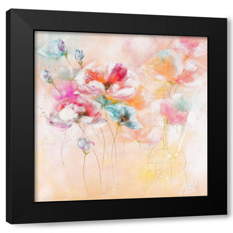 Le jardin d Amelie II Black Modern Wood Framed Art Print with Double Matting by Zacher-Finet, Isabelle