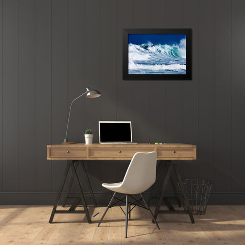 North Shore Black Modern Wood Framed Art Print by Westfield, Wim