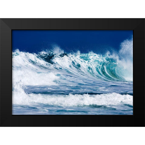 North Shore Black Modern Wood Framed Art Print by Westfield, Wim