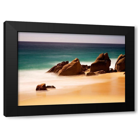 Los Cabos Black Modern Wood Framed Art Print by Westfield, Wim