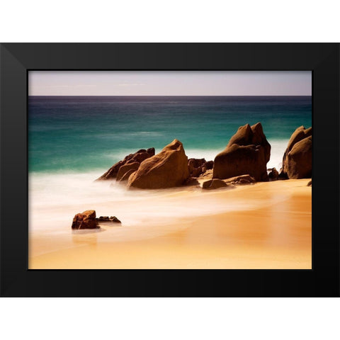 Los Cabos Black Modern Wood Framed Art Print by Westfield, Wim