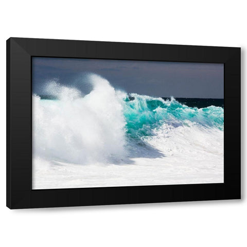 Baja California Black Modern Wood Framed Art Print with Double Matting by Westfield, Wim