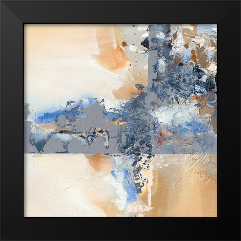 Mineral II Black Modern Wood Framed Art Print by Ball, Veronique