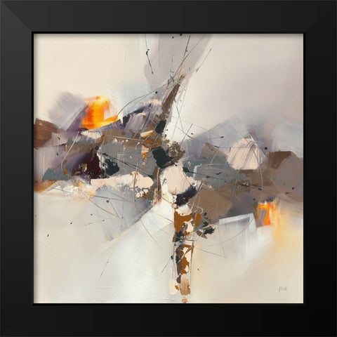 Ballet I Black Modern Wood Framed Art Print by Ball, Veronique