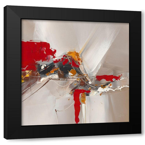 Ballet II Black Modern Wood Framed Art Print by Ball, Veronique