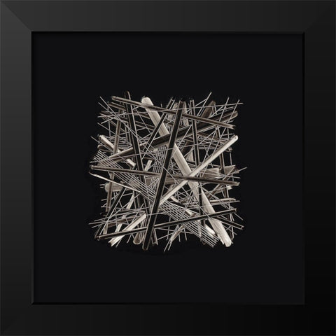 BW290910 Black Modern Wood Framed Art Print by NADAL