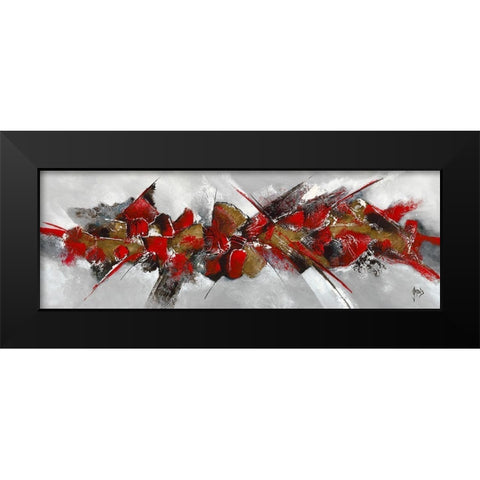 Reflex I Black Modern Wood Framed Art Print by Jadis