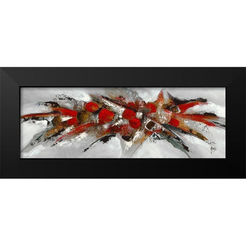 Reflex II Black Modern Wood Framed Art Print by Jadis