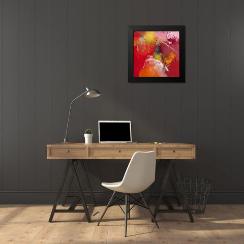 Variations abstraites XIX Black Modern Wood Framed Art Print by Magis, Pascal