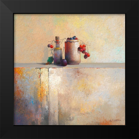 No Title I Black Modern Wood Framed Art Print by Dijkstra, Evert