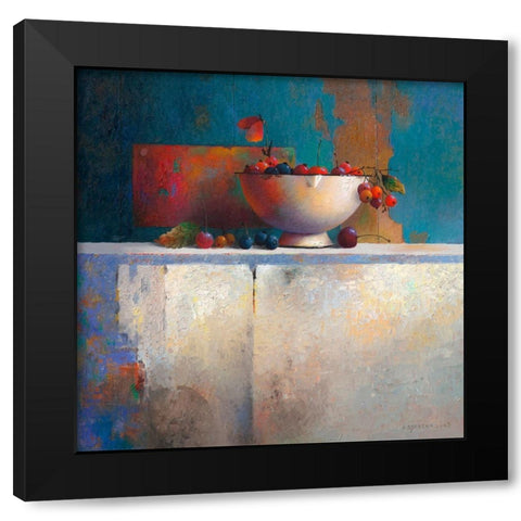 No Title II Black Modern Wood Framed Art Print by Dijkstra, Evert