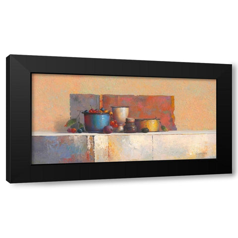 No Title IV Black Modern Wood Framed Art Print with Double Matting by Dijkstra, Evert