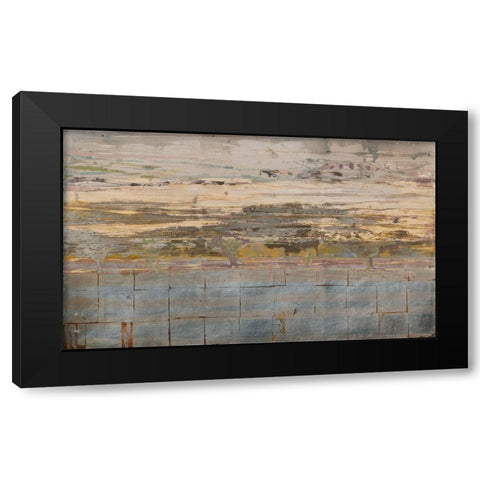 oresund Black Modern Wood Framed Art Print with Double Matting by Richter-Armgart, Rose