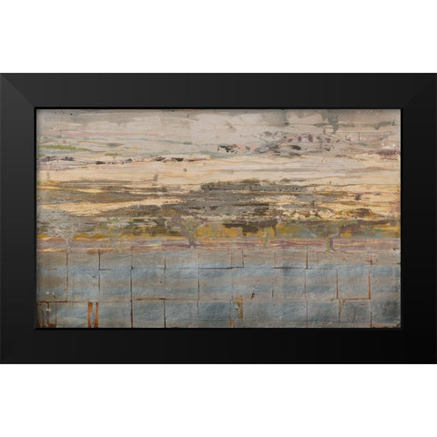 oresund Black Modern Wood Framed Art Print by Richter-Armgart, Rose