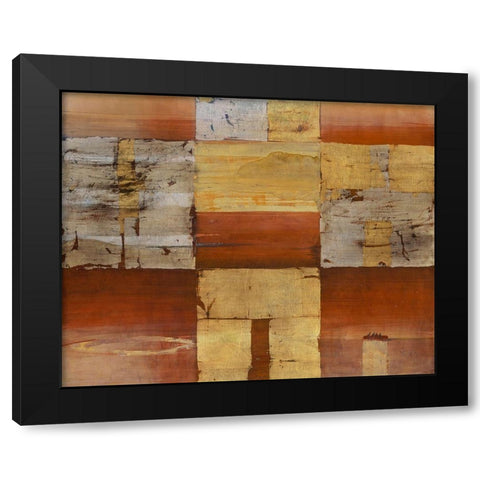 Deep Horizon Black Modern Wood Framed Art Print by Richter-Armgart, Rose