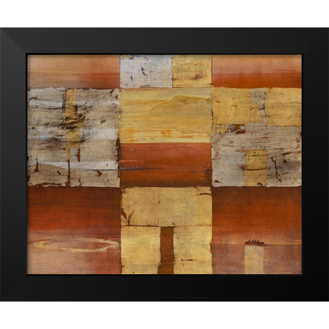 Deep Horizon Black Modern Wood Framed Art Print by Richter-Armgart, Rose