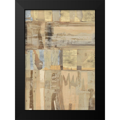 Thales Black Modern Wood Framed Art Print by Richter-Armgart, Rose