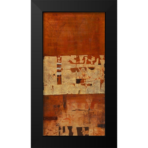 Durham Black Modern Wood Framed Art Print by Richter-Armgart, Rose