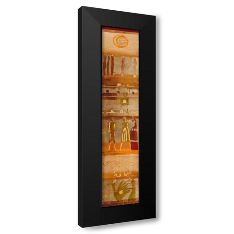 Nil Black Modern Wood Framed Art Print by Richter-Armgart, Rose