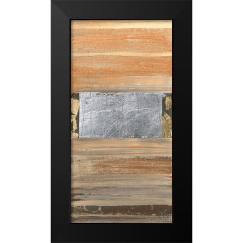 Razul Black Modern Wood Framed Art Print by Richter-Armgart, Rose