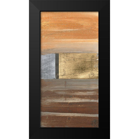 Way Black Modern Wood Framed Art Print by Richter-Armgart, Rose