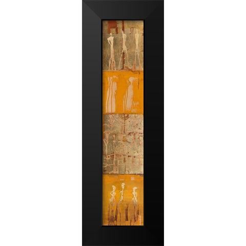 Kaleb Black Modern Wood Framed Art Print by Richter-Armgart, Rose