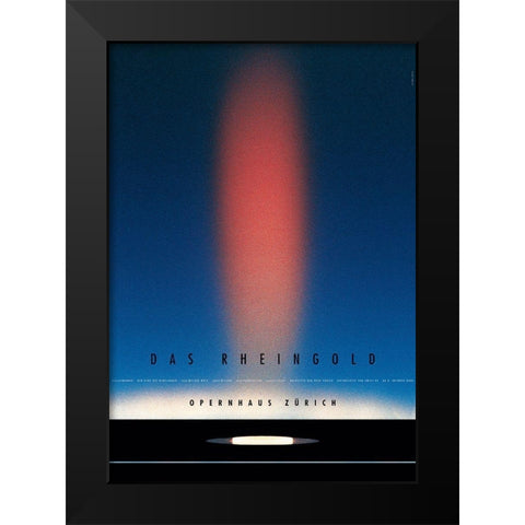 Das Rheingold Black Modern Wood Framed Art Print by Geissbuhler, K. Domenic