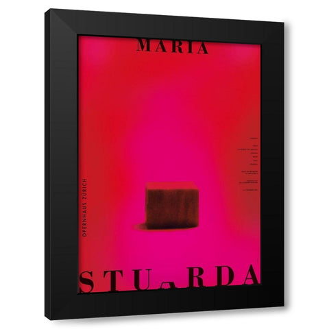 Maria Stuarda Black Modern Wood Framed Art Print by Geissbuhler, K. Domenic