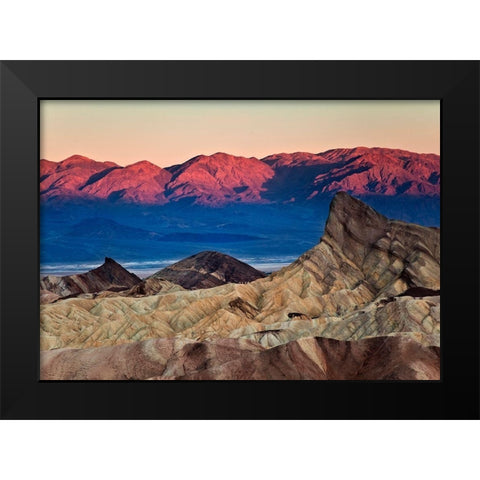 Death Valley 6 Black Modern Wood Framed Art Print by Ernemann, Lothar