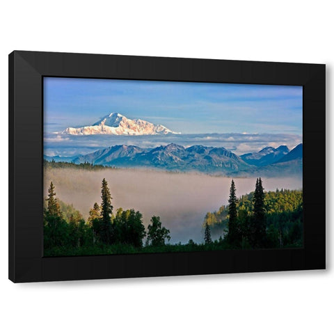 Alaska 13 Black Modern Wood Framed Art Print by Ernemann, Lothar