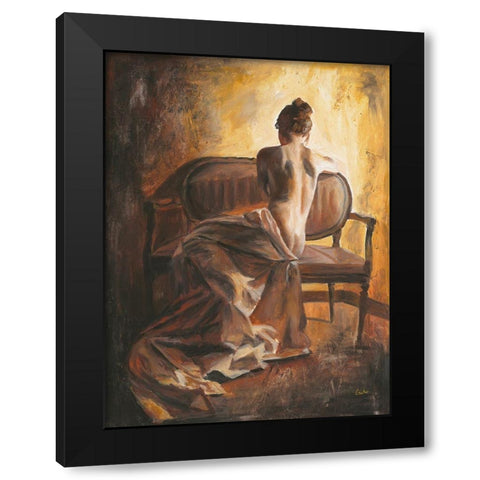Stanotte Black Modern Wood Framed Art Print by van den Bogerd, Escha