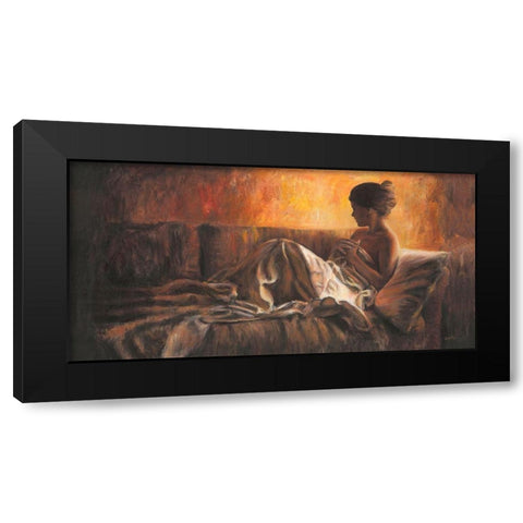 Serenissima Black Modern Wood Framed Art Print by van den Bogerd, Escha