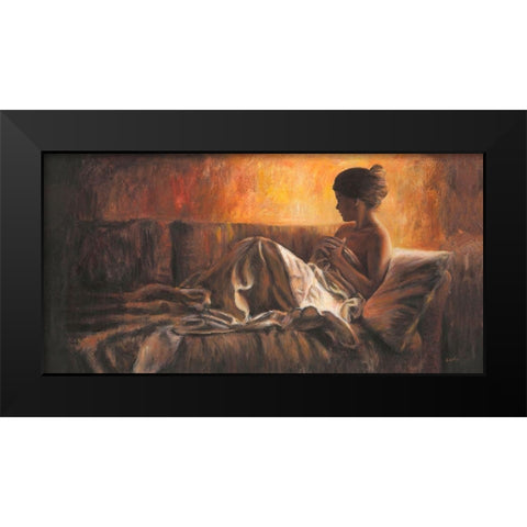 Serenissima Black Modern Wood Framed Art Print by van den Bogerd, Escha