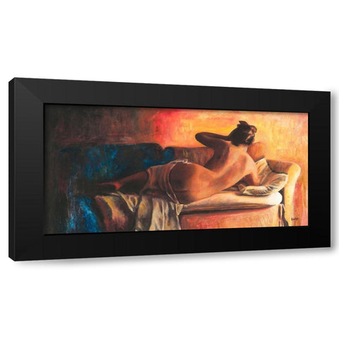 Classico Black Modern Wood Framed Art Print by van den Bogerd, Escha