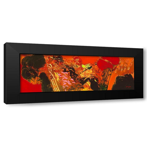 Variations abstraites XXII Black Modern Wood Framed Art Print by Magis, Pascal