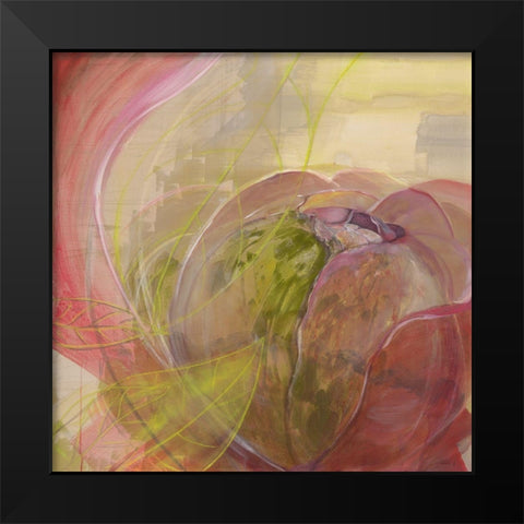 Deshabillez-moi Black Modern Wood Framed Art Print by Naudin, Genevieve