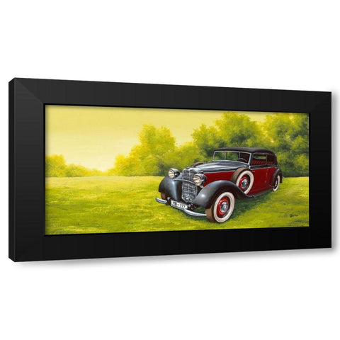 Oldtimer MB-777 Black Modern Wood Framed Art Print with Double Matting by Richter, Cornelia
