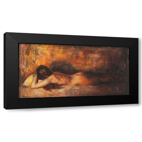 Travagliato Black Modern Wood Framed Art Print by van den Bogerd, Escha
