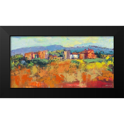 Casa Blanca Palma Black Modern Wood Framed Art Print by Camargo, Jesus P.