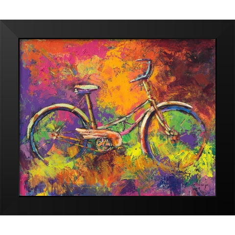 Velo Black Modern Wood Framed Art Print by Camargo, Jesus P.