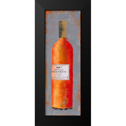 Bordeaux II Black Modern Wood Framed Art Print by Persillon, Francoise