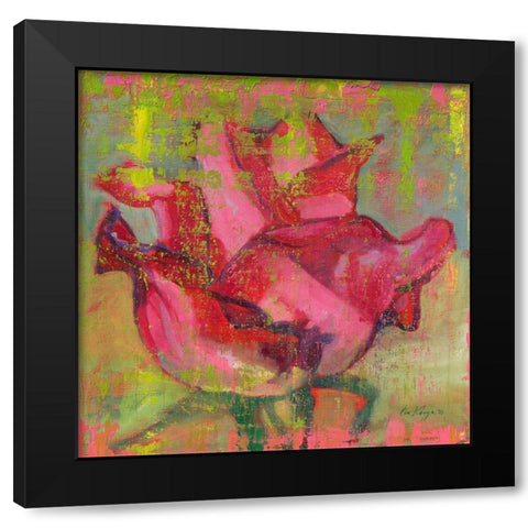 Facetten der Liebe Black Modern Wood Framed Art Print with Double Matting by Konya, eva